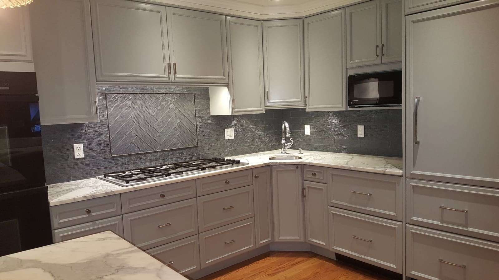 Glass herringbone tile Norwalk CT