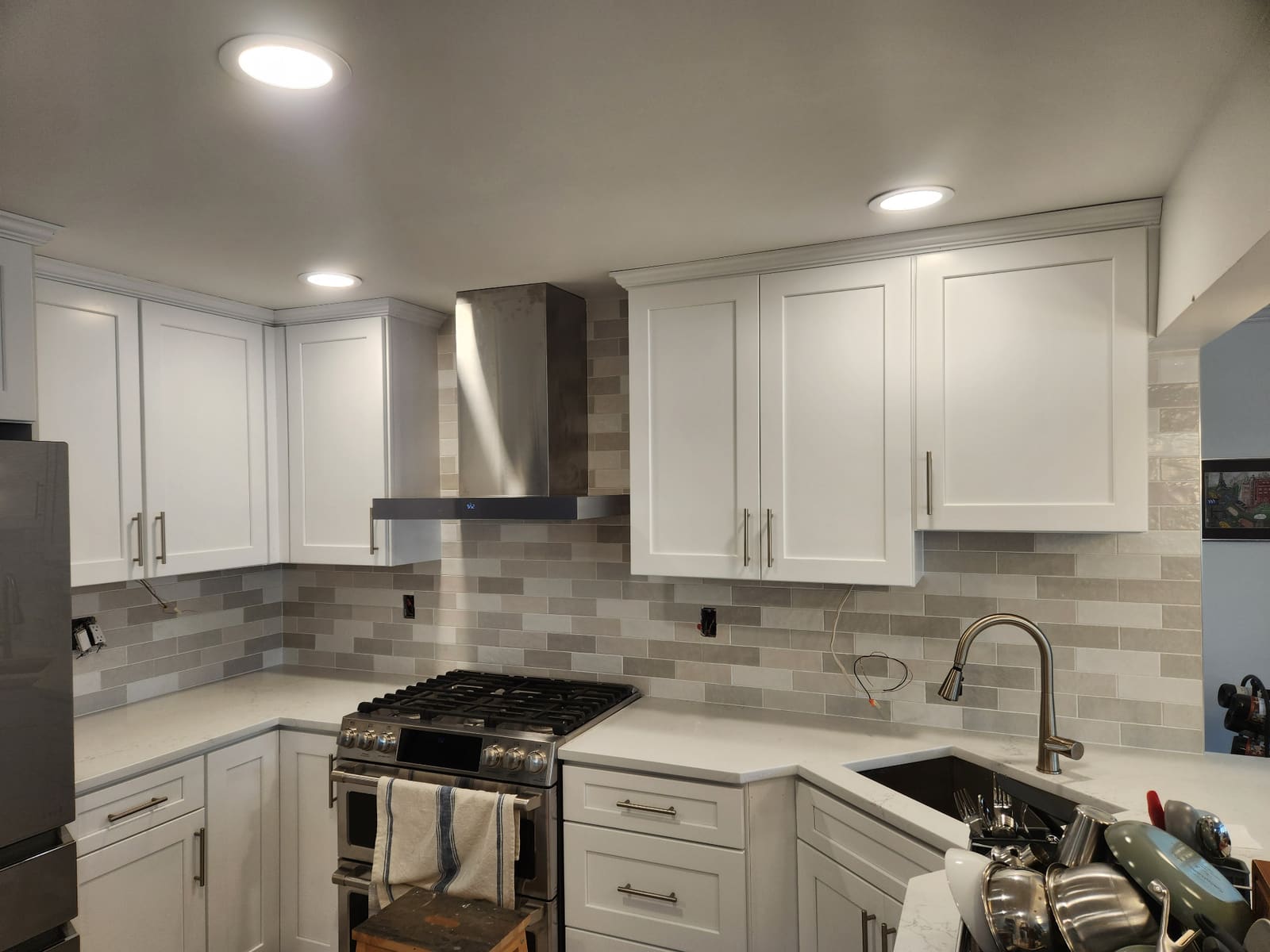 Handmade ceramic backsplash Mamaroneck