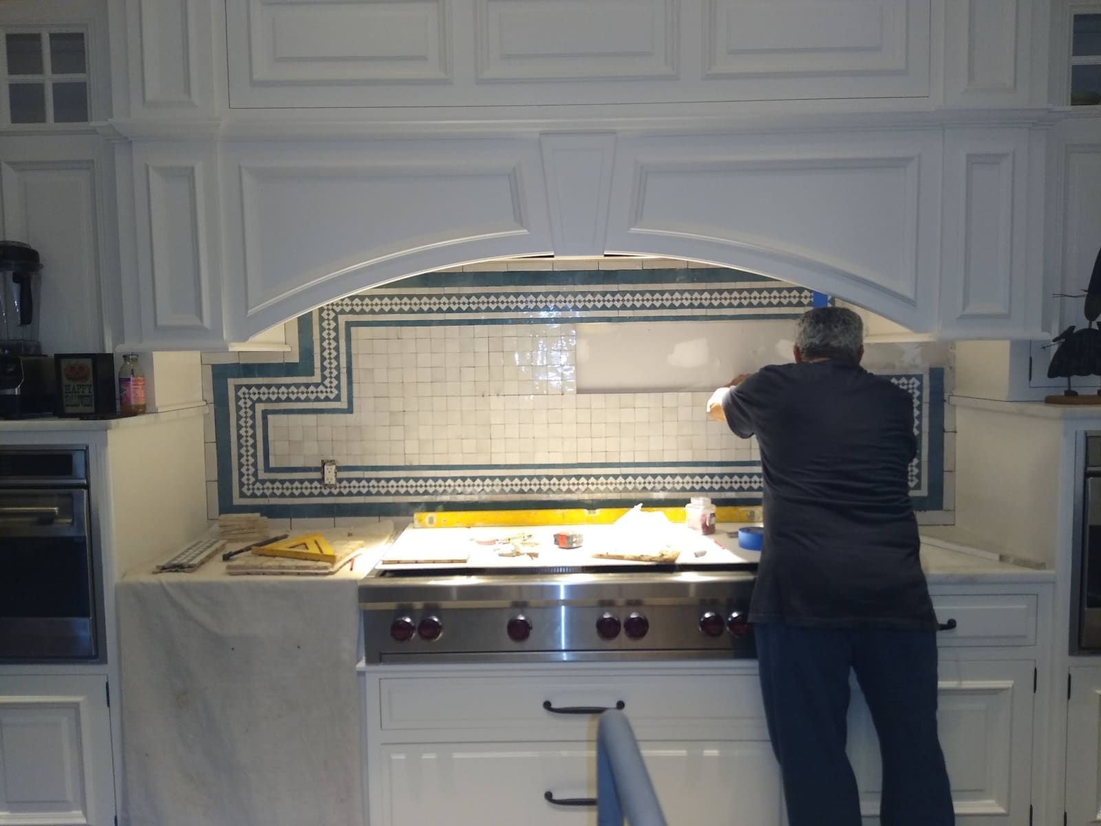 Moroccan tile backsplash Scarsdale NY